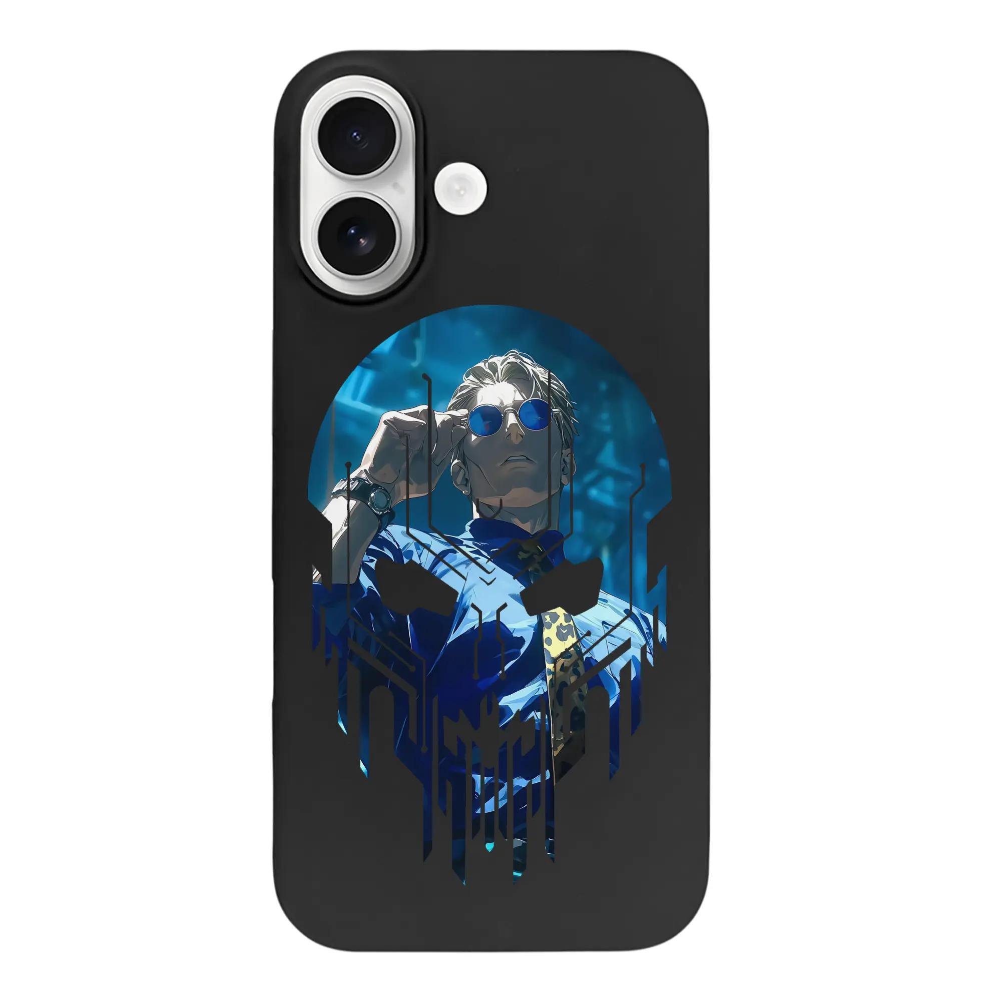 呪術廻戦 グッズ,七海 建人 - iPhone 17 シリーズ シリコンケース 薄型 耐衝撃 指紋防止 ソフトタッチカバー 精密フィット 傷防止 保護ケース iPhone 17/17 Air/17 Pro/17 Pro Max 対応